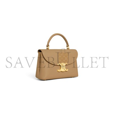 CELINE TEEN NINO BAG IN SUPPLE GRAINED CALFSKIN 118113FXK.18AE (20.5*13*8cm)